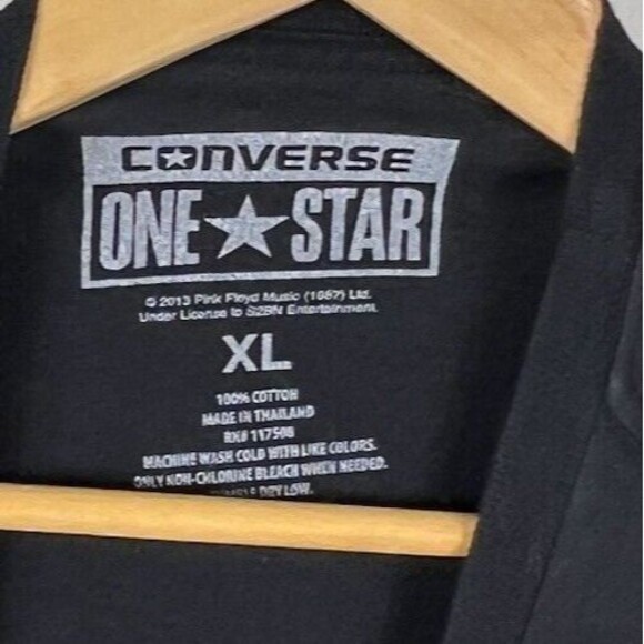 Converse Pink Floyd Dark Side Of The Moon 2013 Black Band T-Shirt Men's Size XL - Picture 3 of 5